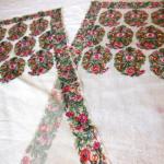 Stole Mode or sash embroidered on tulle - work of Dehli - India 19th ...